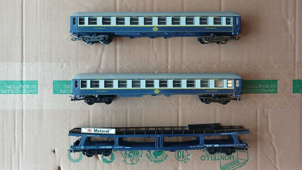 Comboio Lima Technology máquina SBB CFF FFS +3 carruagens ótimo estado