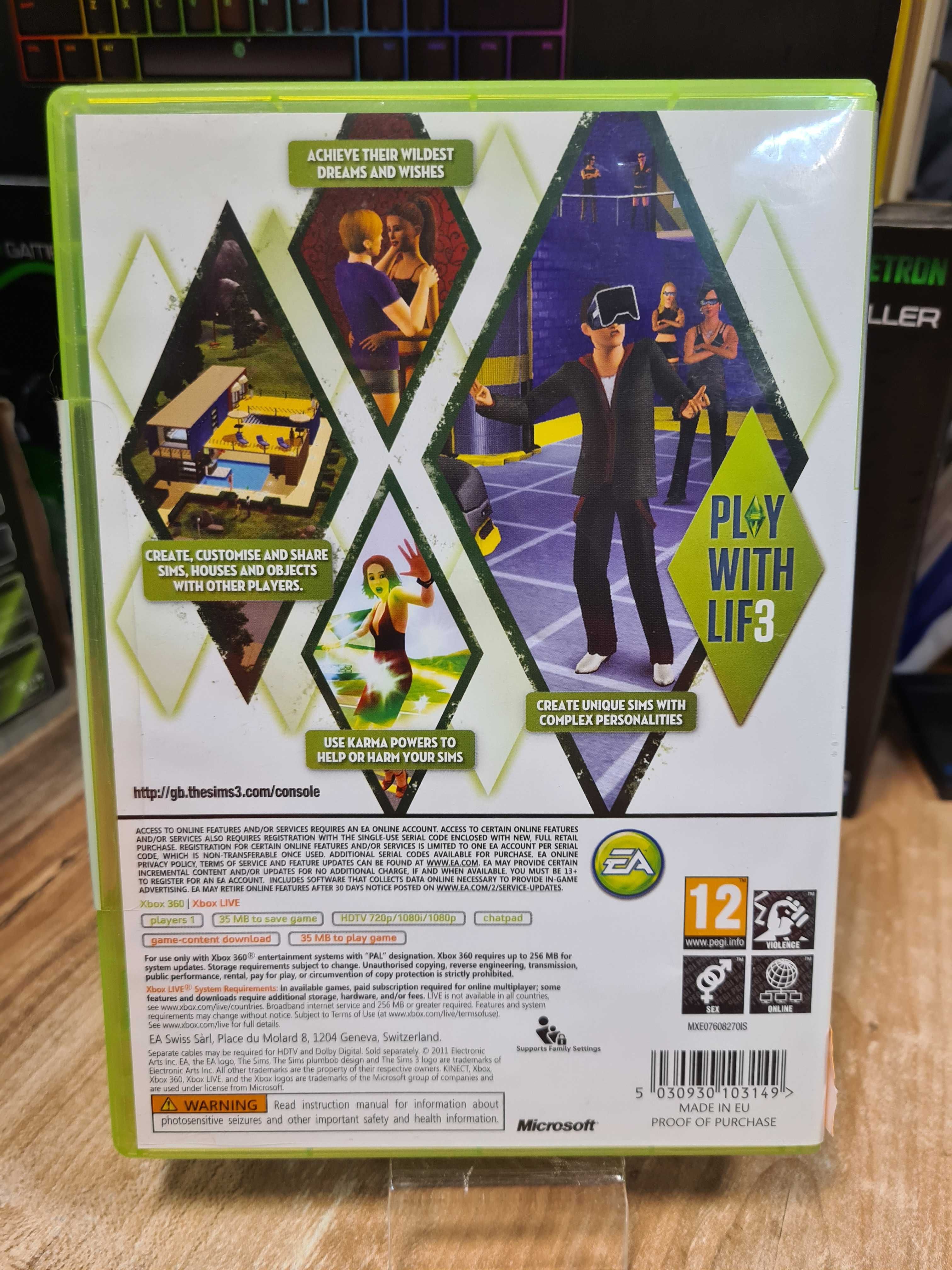 The Sims 3 XBOX 360, Sklep Wysyłka Wymiana