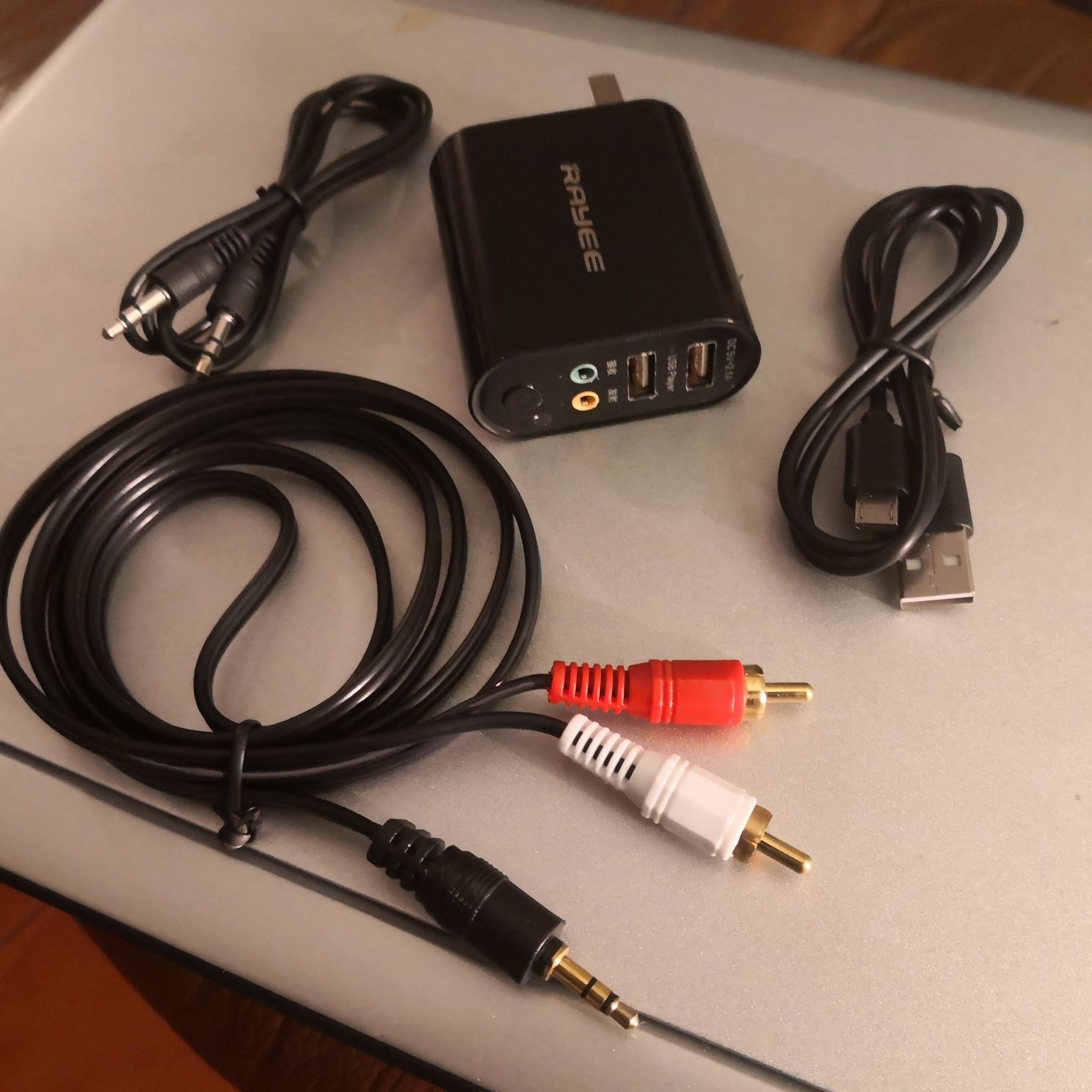 Recetor Bluetooth - Áudio /Mp3 - Carregador Telemóvel