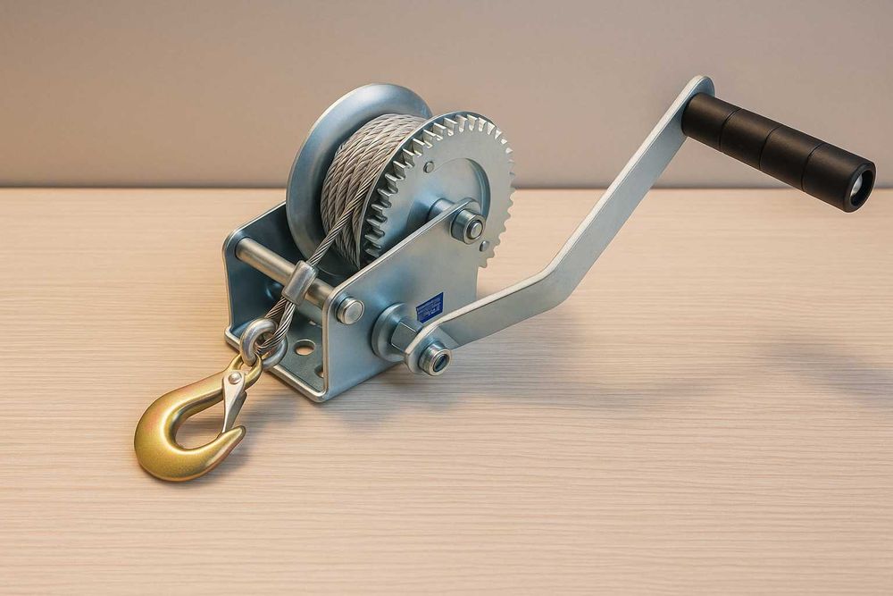 Лебідка барабанна ручна Falon-Tech 300кг 10м таль лебедка барабанная