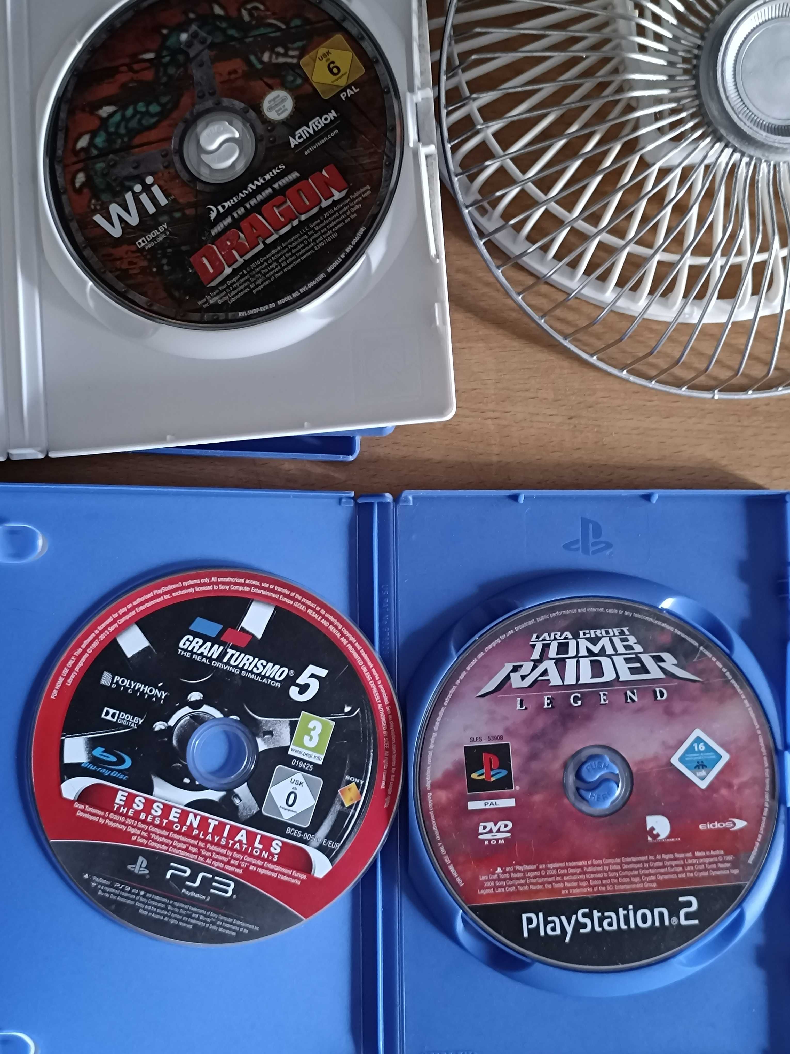 Videojogos e Caixas para Wii, PS2, PSP