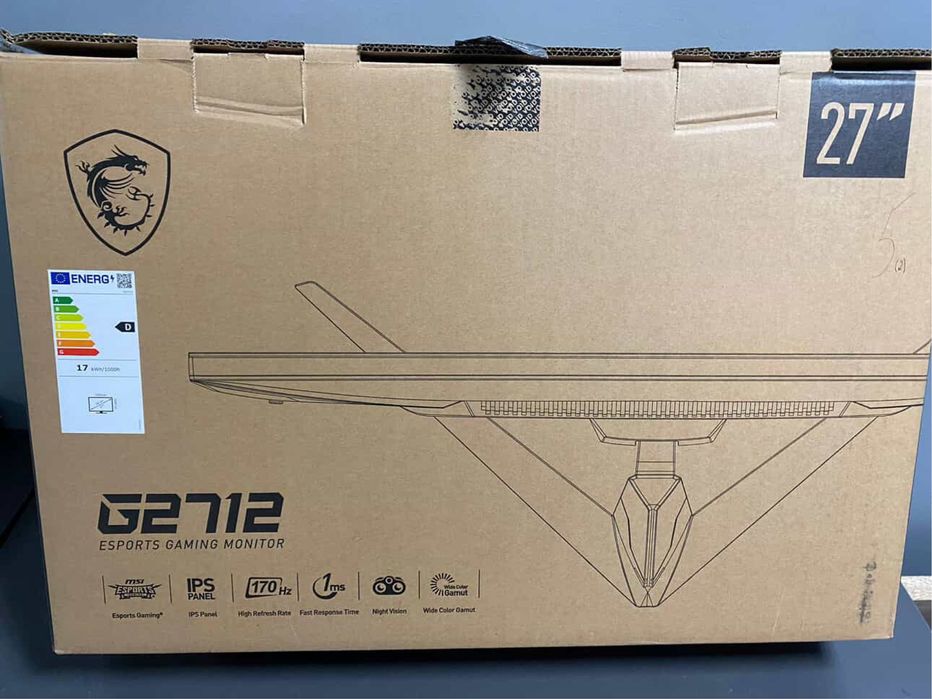MSI G2712 Esports Gaming Monitor, 27