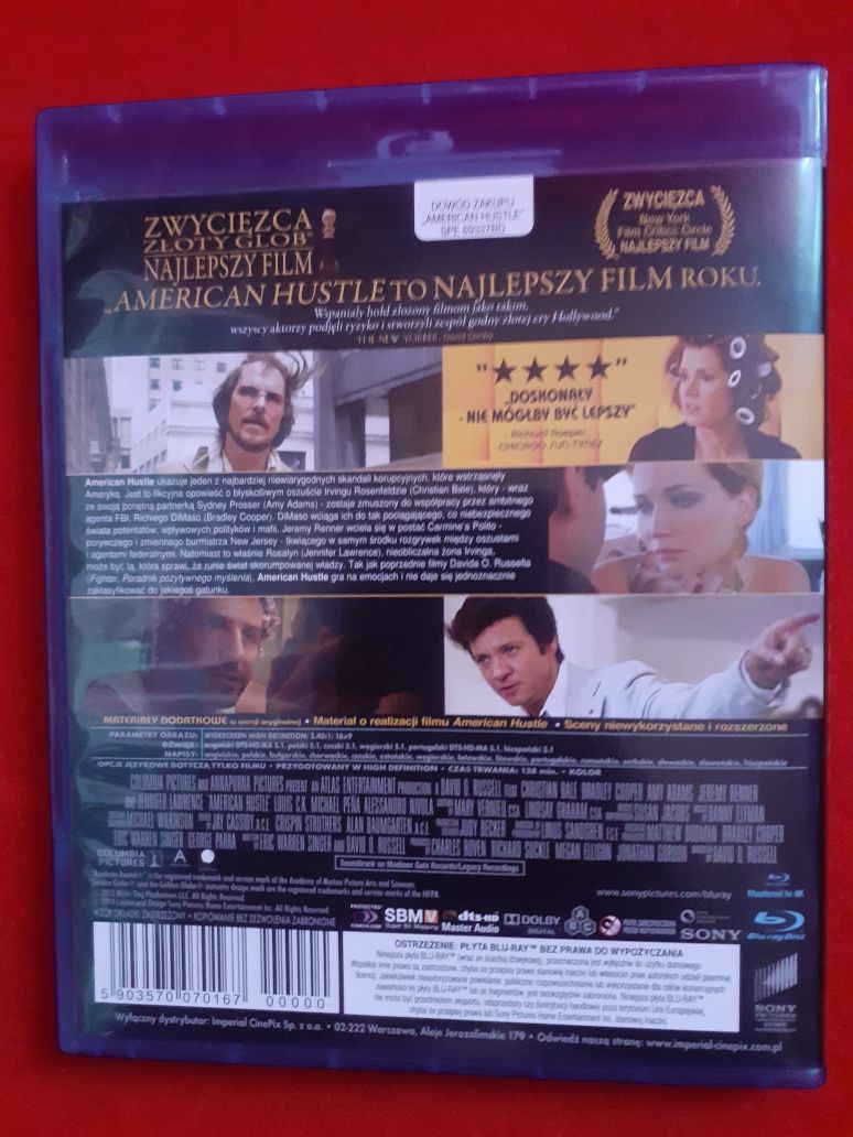 American HUSTLE film na blu-ray