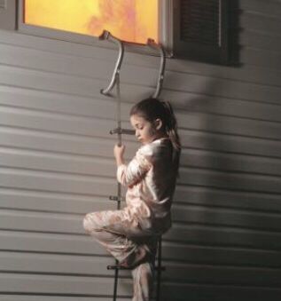 Schody awaryjne Drabina Udźwig 510 kg Rozsuwana 7,3 m