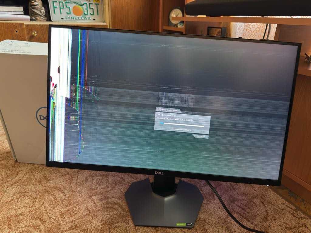 Monitor LED Dell 27" IPS uszkodzony
