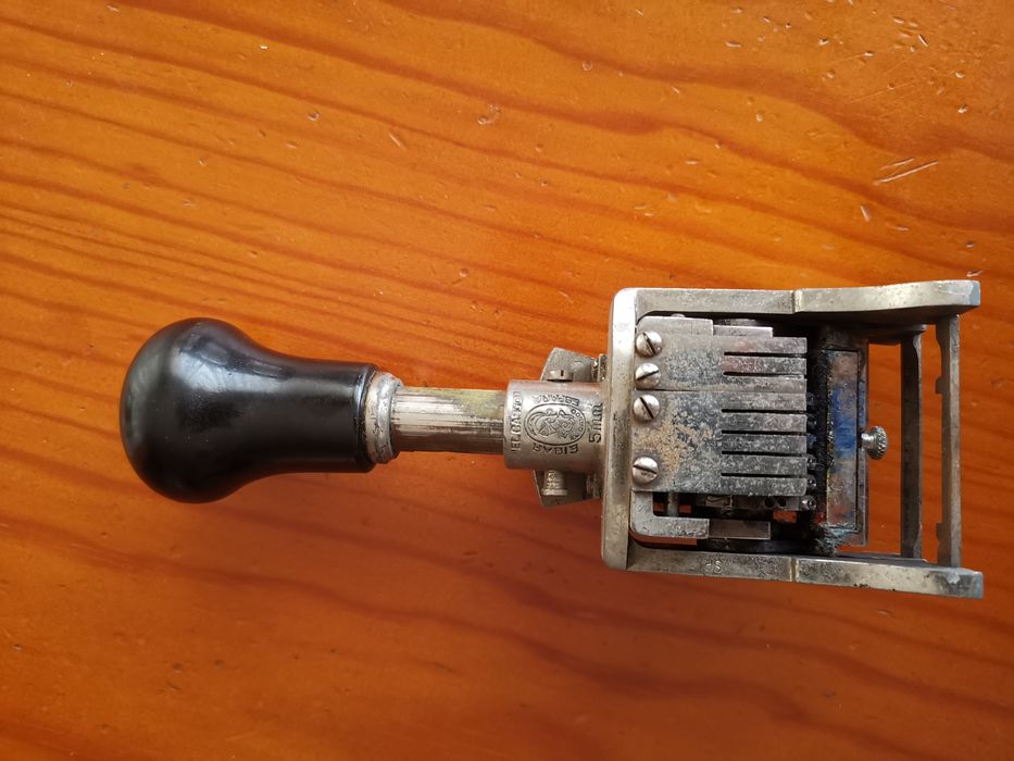 Carimbo numerador antigo