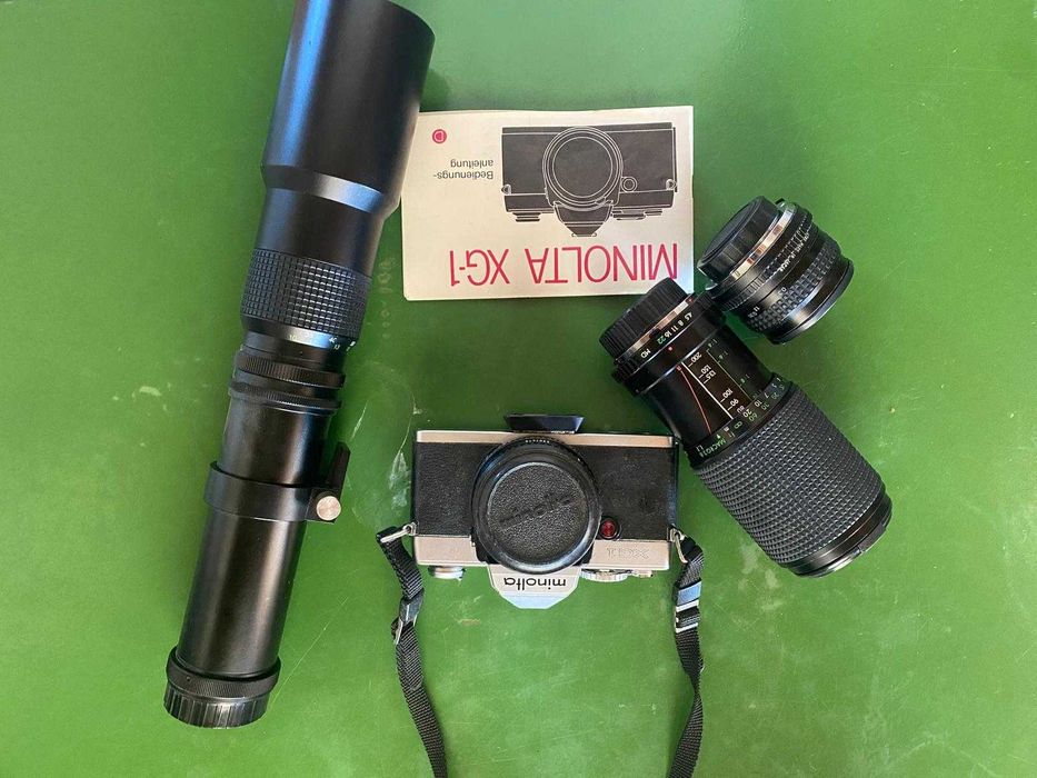 Minolta XG 1 + objectivos