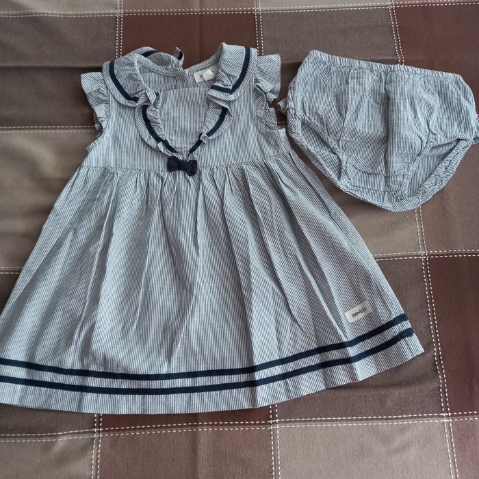 Sukienka newbie z bloomersami, styl marynarski, R. 86