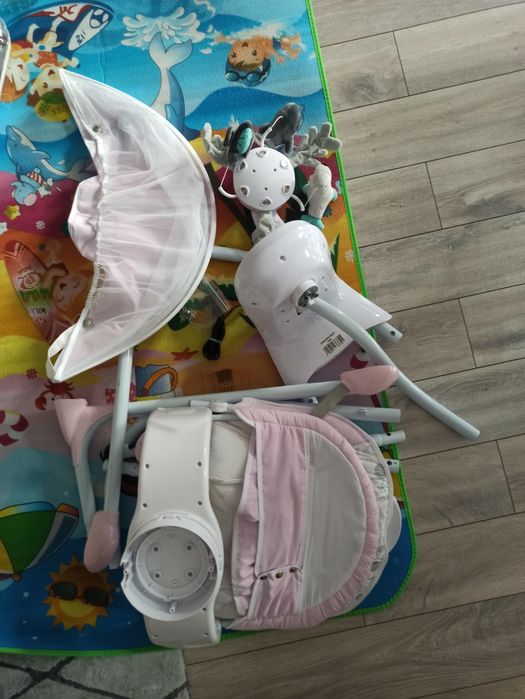 Huśtawka kołyska elektryczna krzesełko do karmienia Caretero Raffi