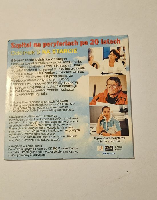 Szpital na peryferiach odcinek 9 Vcd