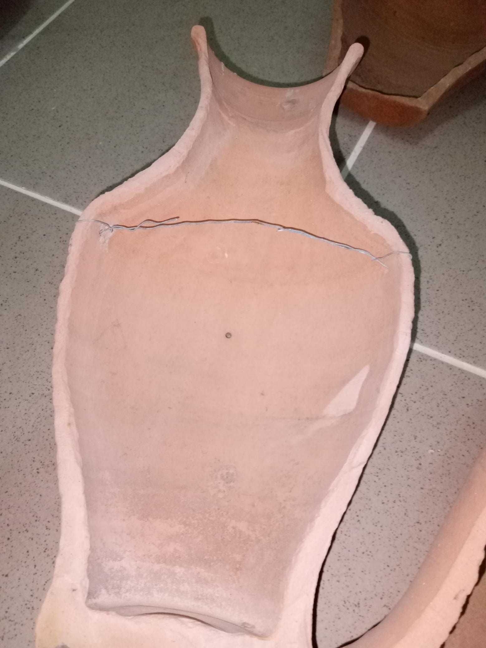 Conjunto de cântaros de cerâmica Artesanal p/ decoração