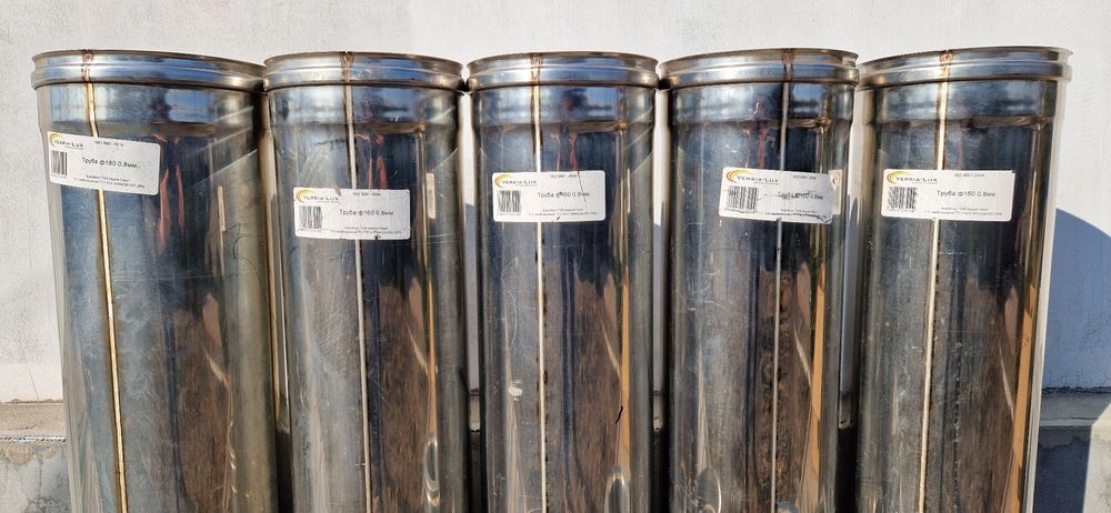 Димохід нержавійка Versia-Lux 160 мм. 180 мм.