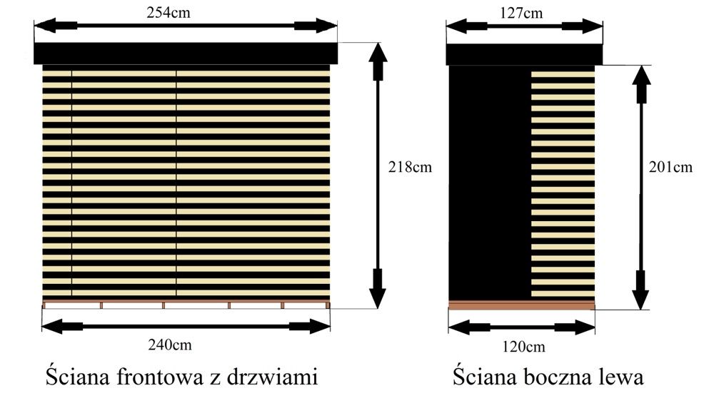 Nowoczesny domek narzędziowy - Woodstorm