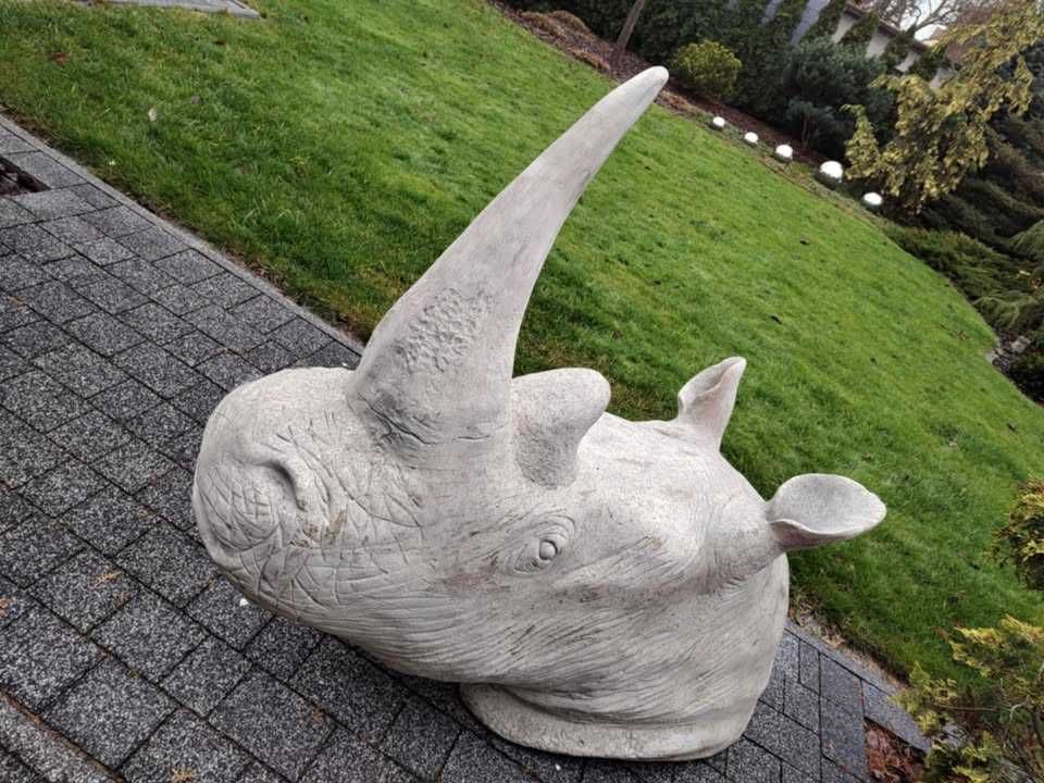Nosorożec figura do domu i ogrodu ( DUŻA )