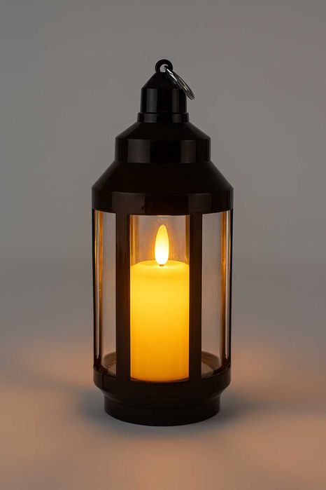 zestaw zniczy LED czarny – klasyczny, trwały, dwa kolory do wybo