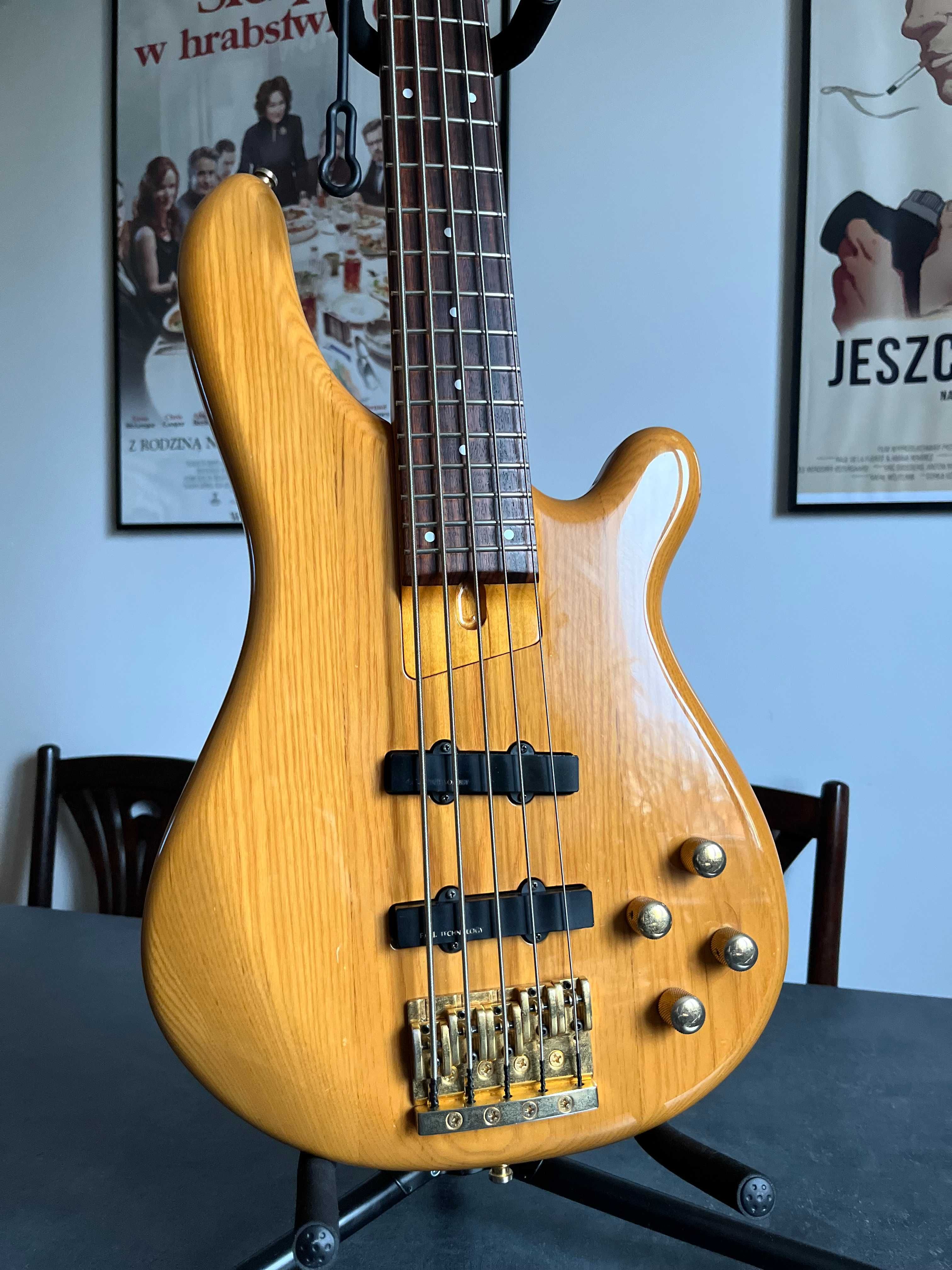 Fernandes FRB-100 Made in Japan bass wąski rozstaw 5 strun aktywny