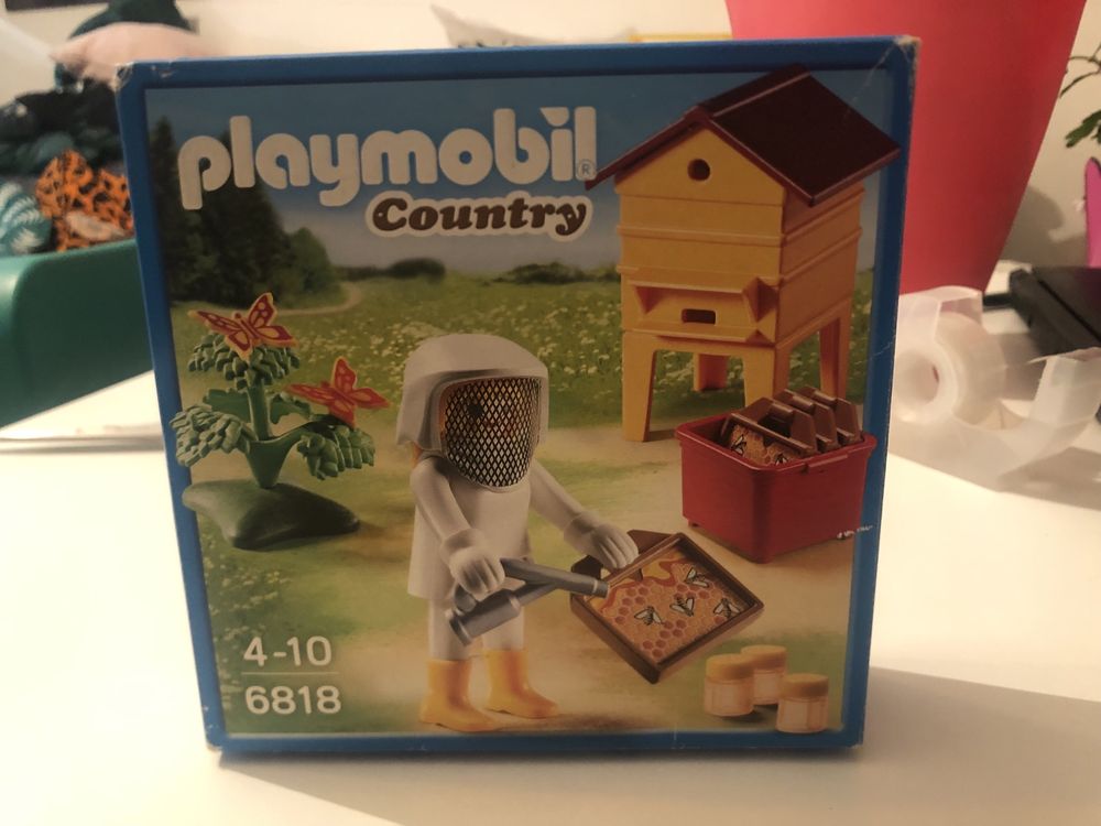 Playmobil 6818 country Ul i pszczelarz 24 części karton, folie BDB