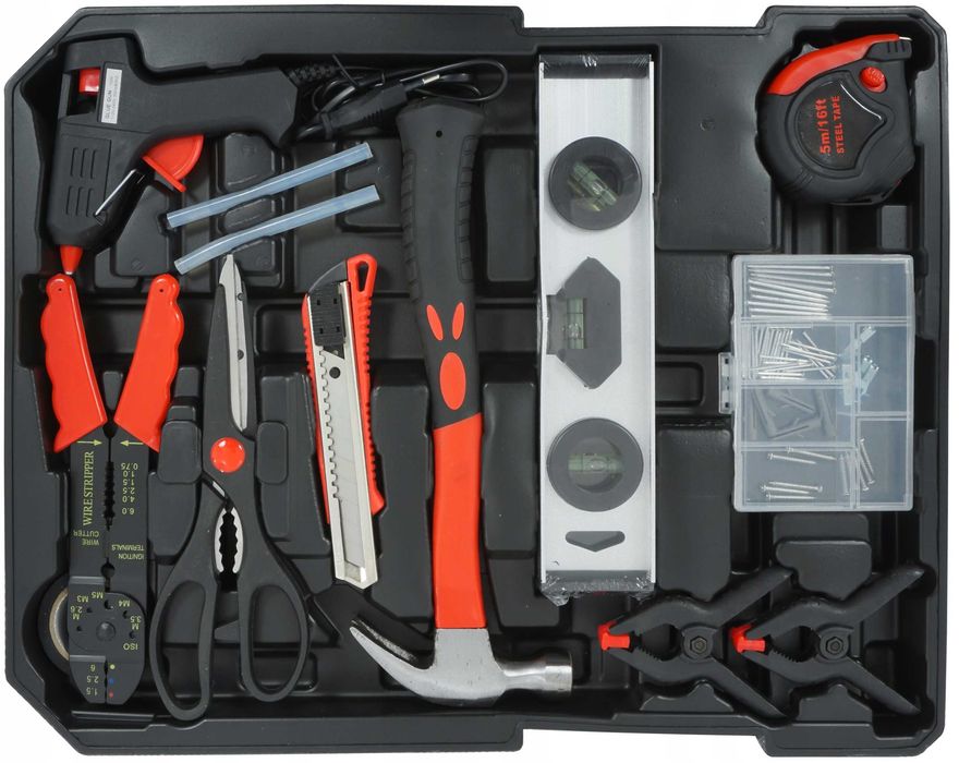 ZESTAW KLUCZY NASADOWYCH Narzędzi Walizka Narzędziowa Klucze Nasadowe