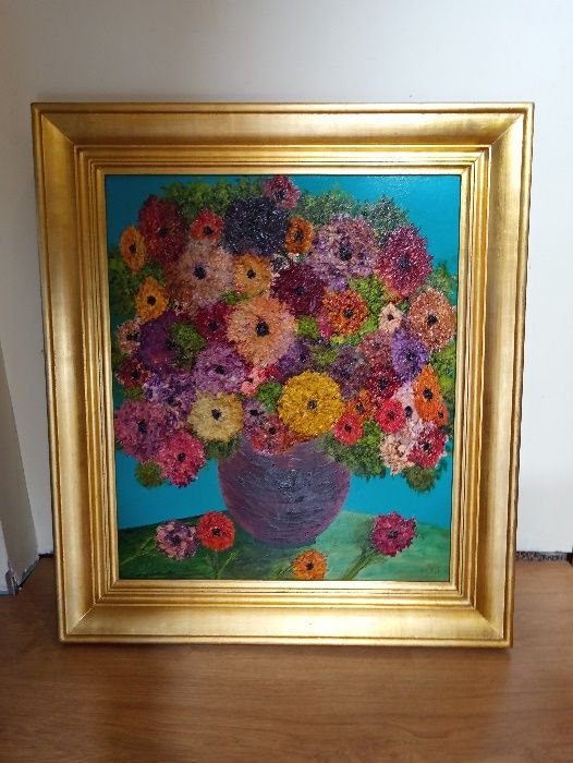 3 Quadros oleo 1 guache originais Alfredo R Ayres Pereira