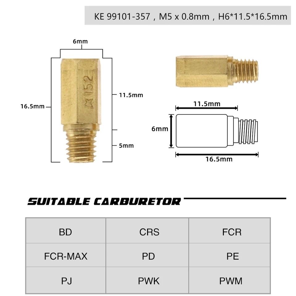 Жиклери PWK Keihin 80-200 30-70 жиклёры