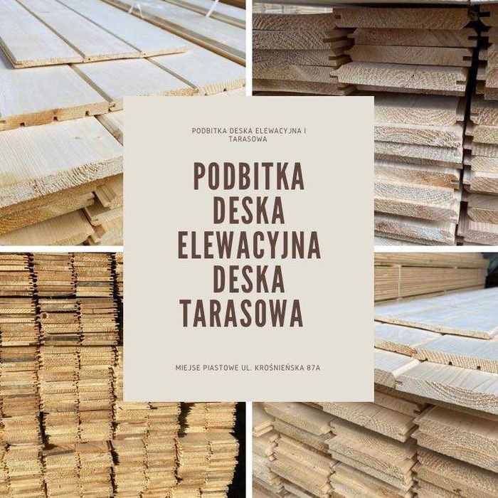 deska elewacyjna podbitka nadbitka boazeria deska tarasowa kantowki