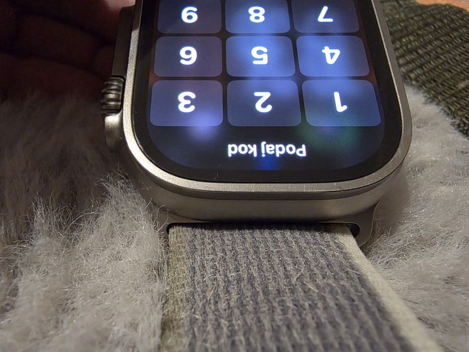 Smartwatch Apple Watch Ultra 2 srebrny w bdb stanie 98% bateria + pask