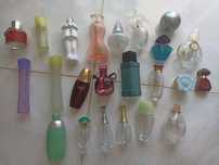 Frascos de perfumes vazios para coleção