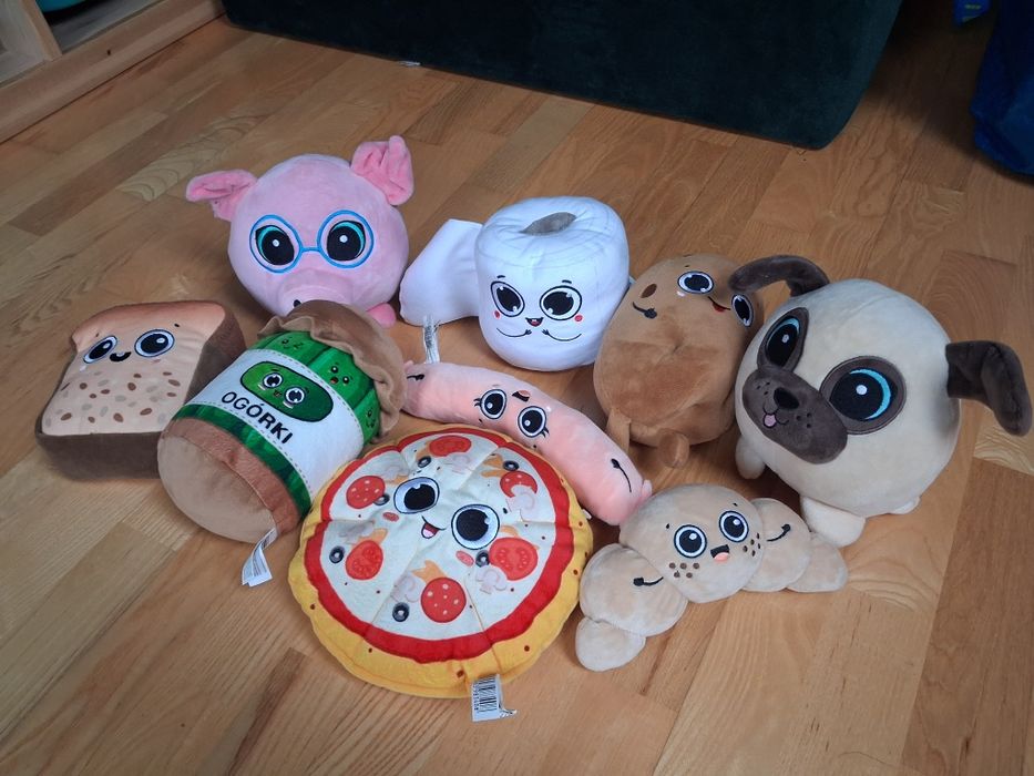 Zestaw pluszaków z biedronki