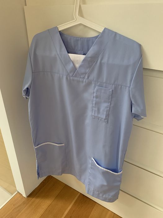 Scrubs medyczny stroj niebieski