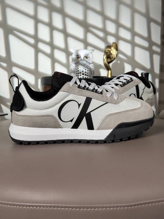 Чоловічі кросівки кельвін кляйн Calvin Klein GTX Light Grey White