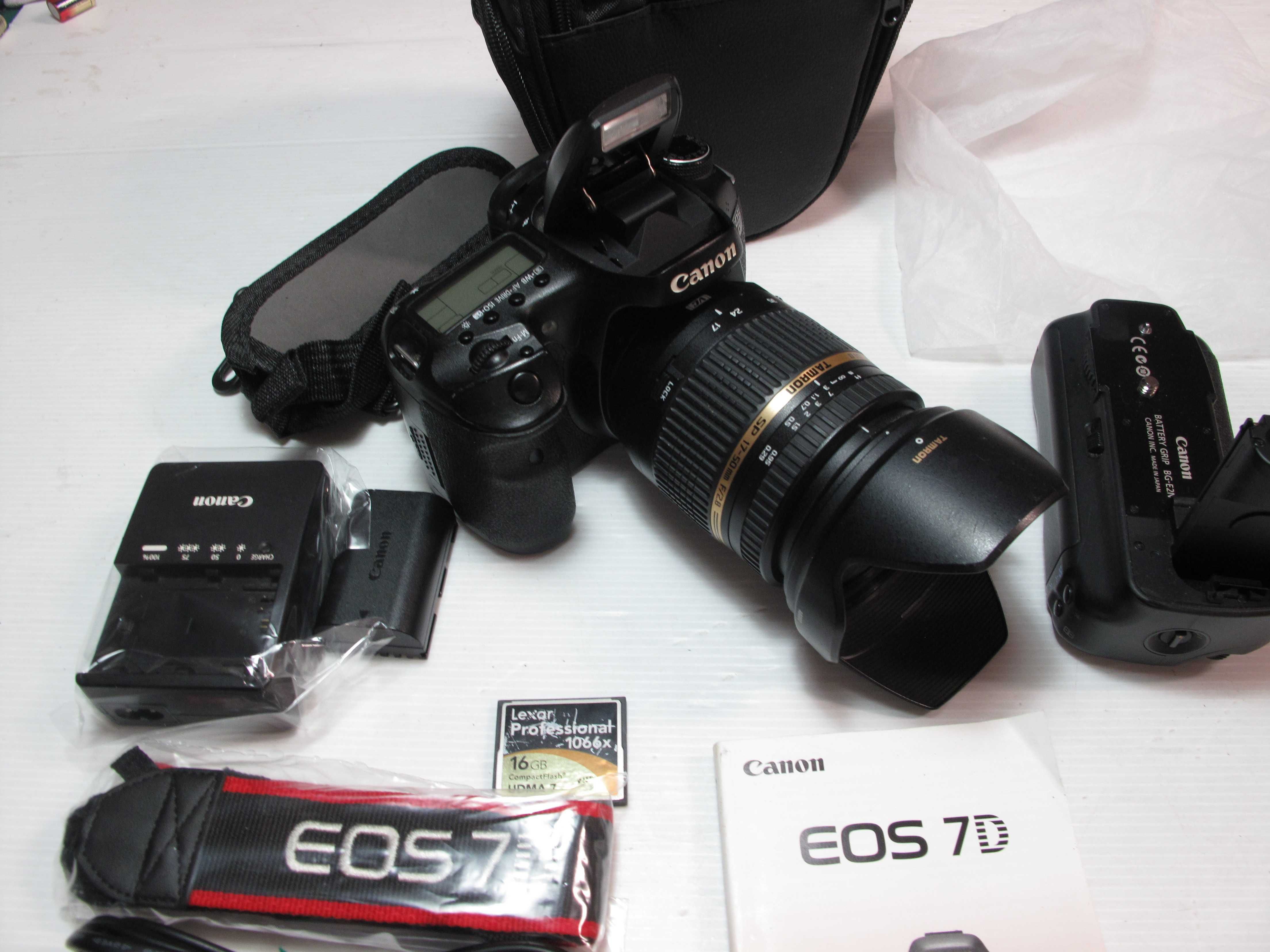 Canon 7D + Punho com ou sem lente só 39 mil disparos