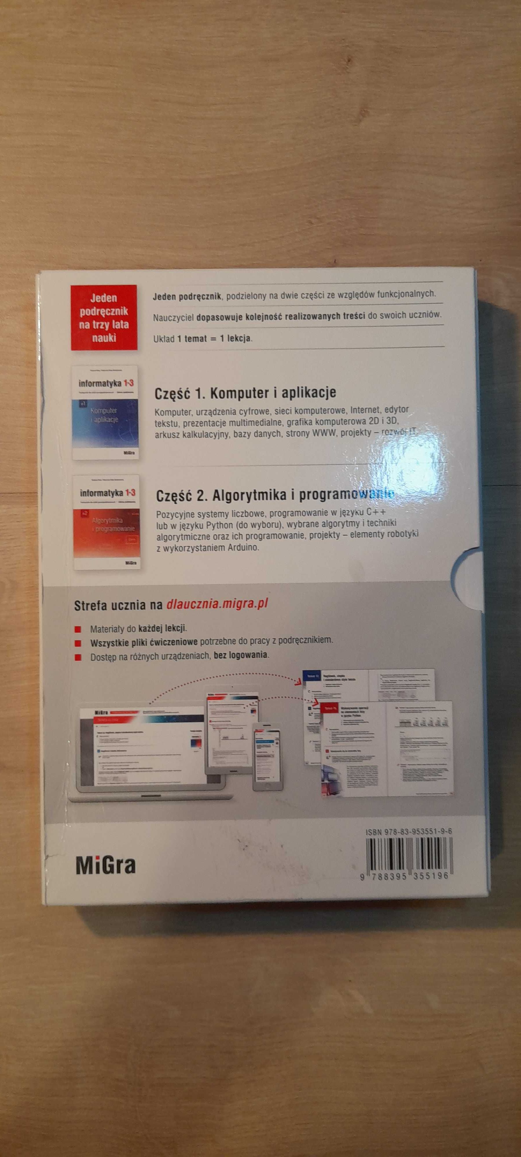 Podręcznik "Informatyka 1-3" zakres podstawowy