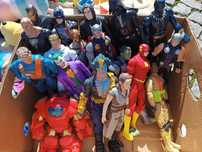 Zestaw duże figurki marven DC star wars avengers superbohaterowie 30cm