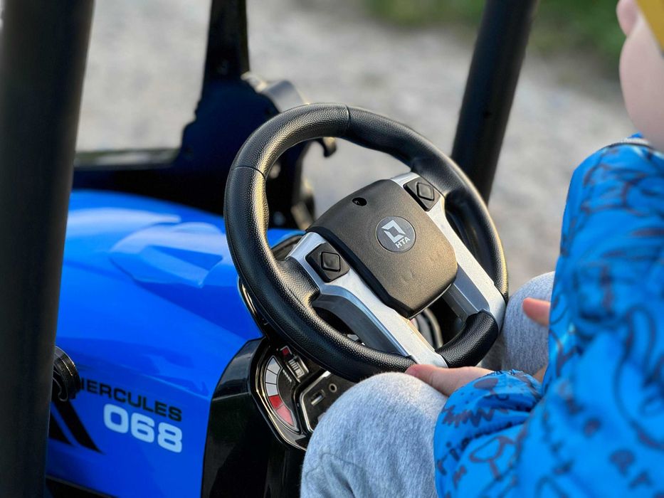 Wielki traktor z kabiną 24V dla dzieci + łyżka pilot mp3 światła