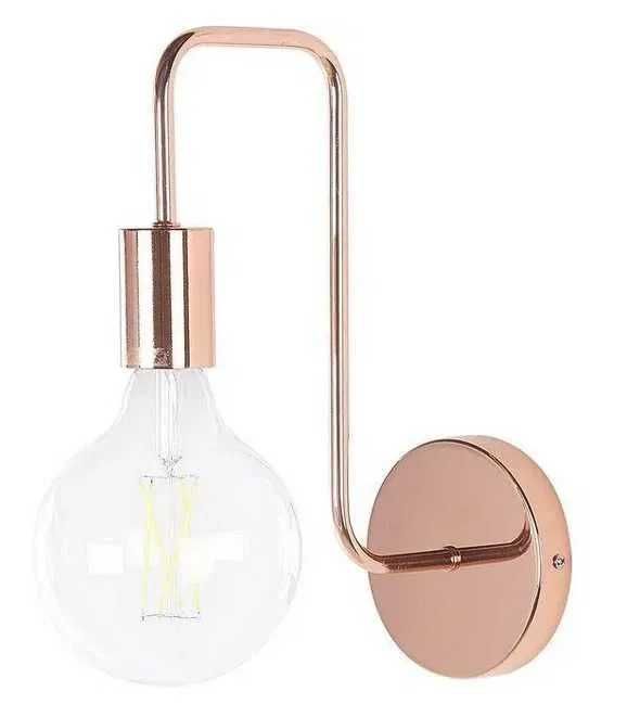 Lampa Beliani ścienna miedziana metalowa kinkiet Savena