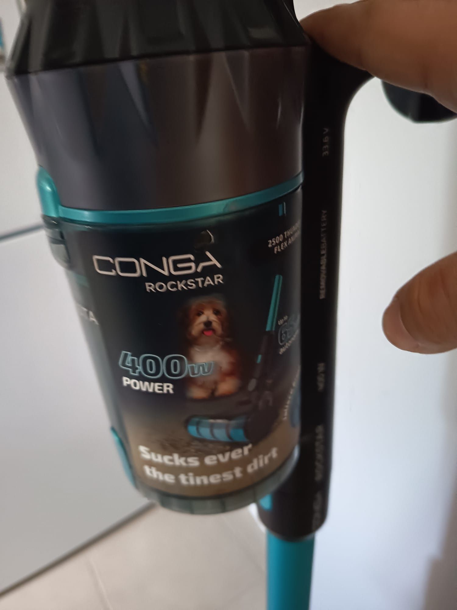 Conga Rockstar 2500 Thunder Pet Flex Aspirador vertical sem fios