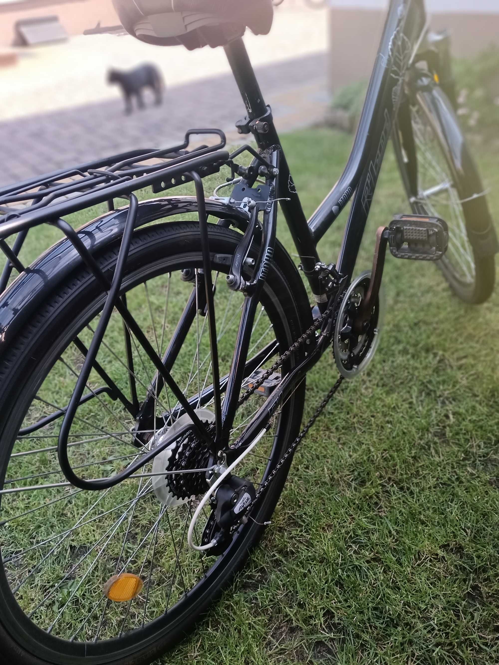 Rower trekkingowy młodzieżowy, rama alu, 21 biegów