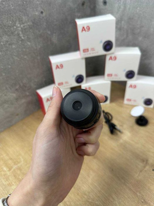 Бездротова міні КАМЕРА з ВАЙ-ФАЙ. Нічне бачення + датчик руху! WI-FI.