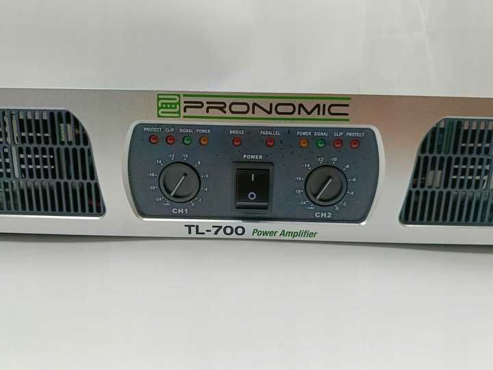 Wzmacniacz mocy Amplifier stereo Pronomic TL-700 2x 1600 W