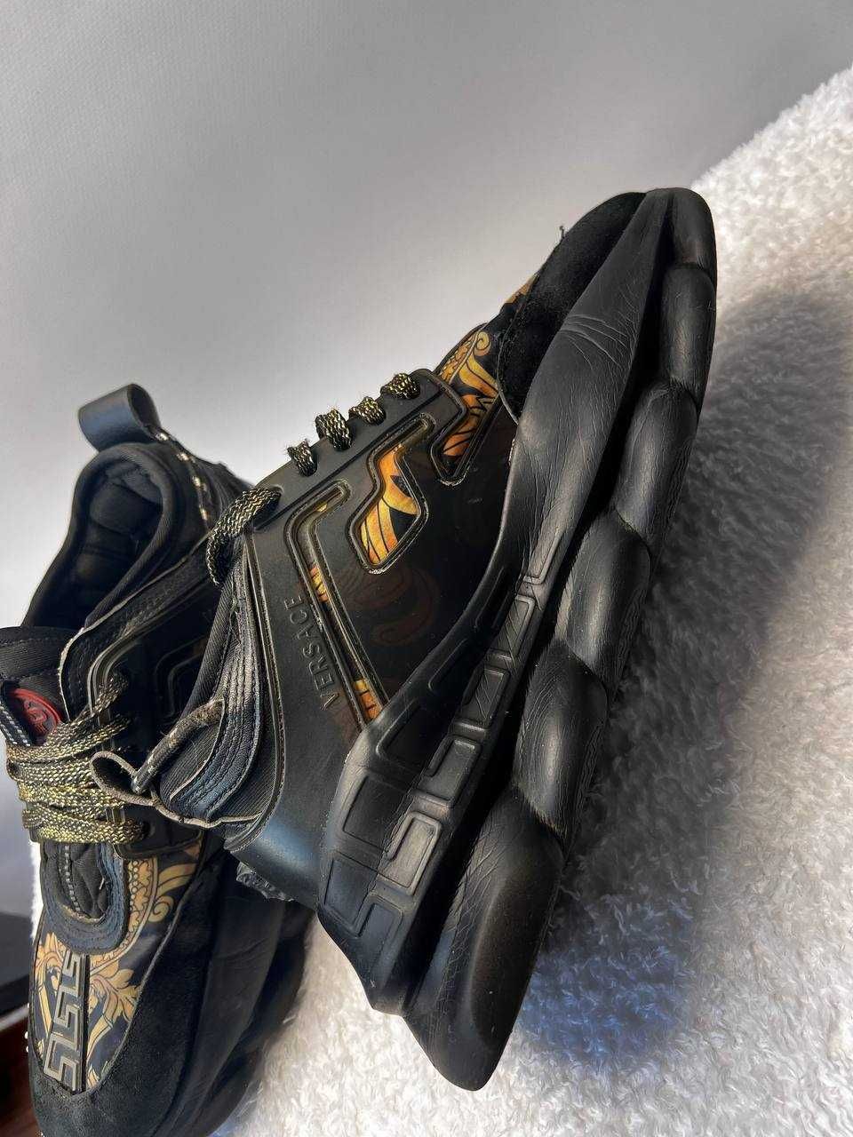Кросівки Versace chain collection Эксклюзив Кожа, 39-40 уст 26
