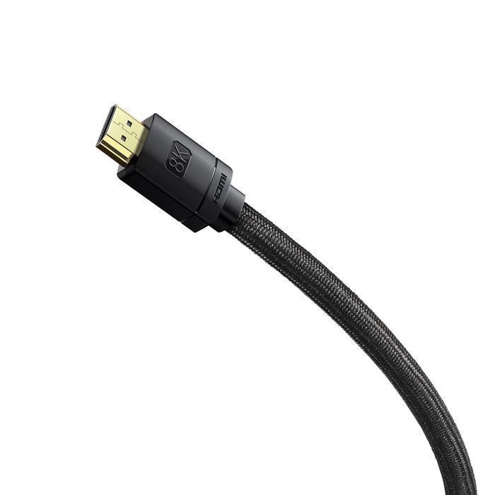 Przewód HDMI 2.1 Baseus 8K 0,5m - Czysty Dźwięk i Jasne Kolory