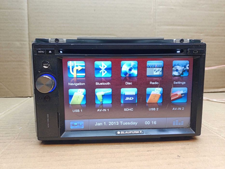 radio blaupunkt new york 835 2 din bluetooth nawigacja usb sd