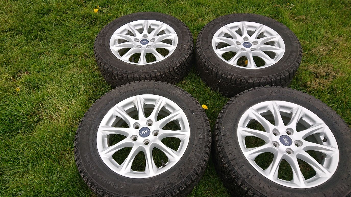 Alufelgi Ford Focus, Mondeo R16 z oponami zimowym, TPMS. i