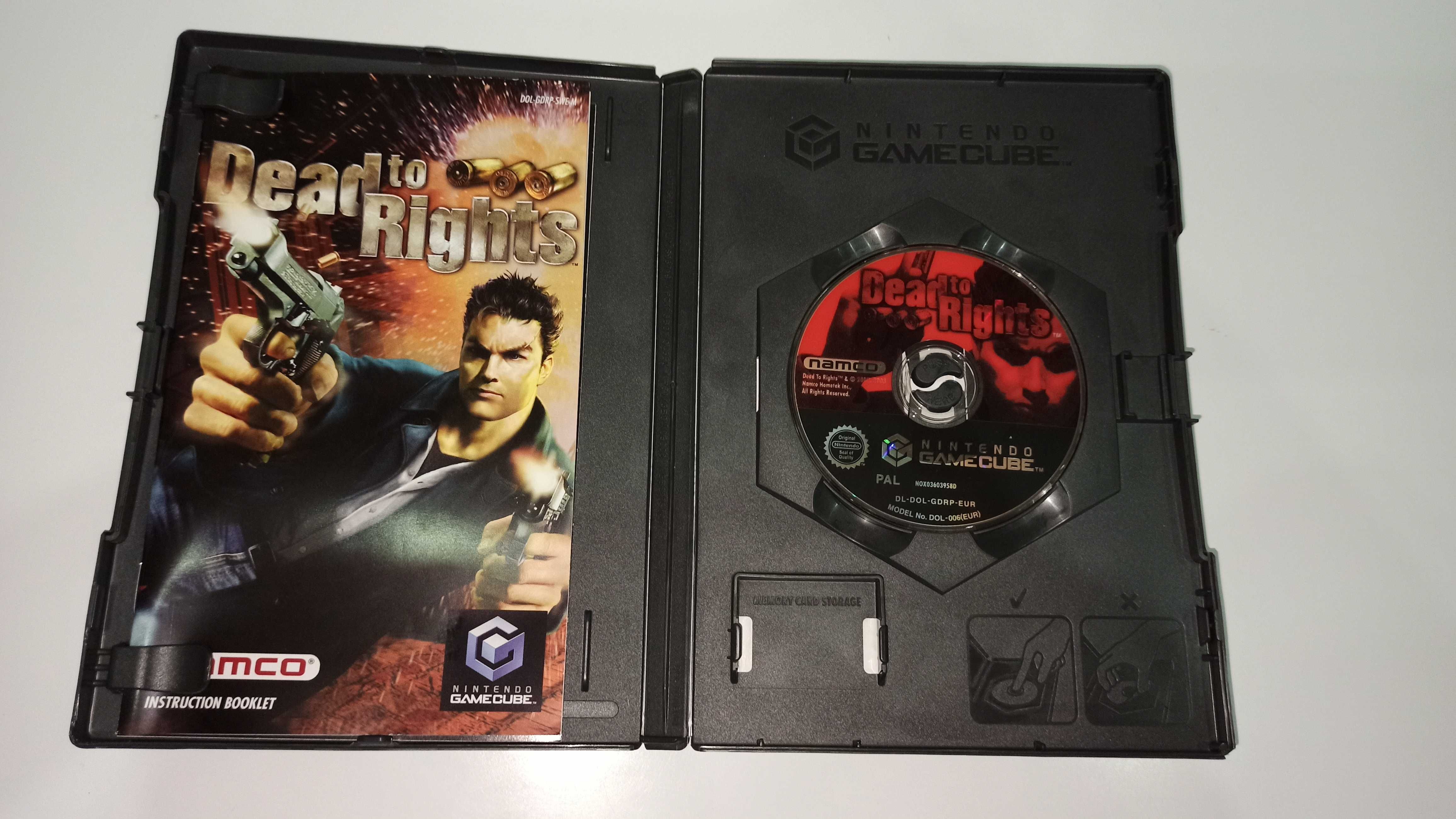 nintendo gamecube DEAD TO RIGHTS hit od NAMCO wersja PAL unikat