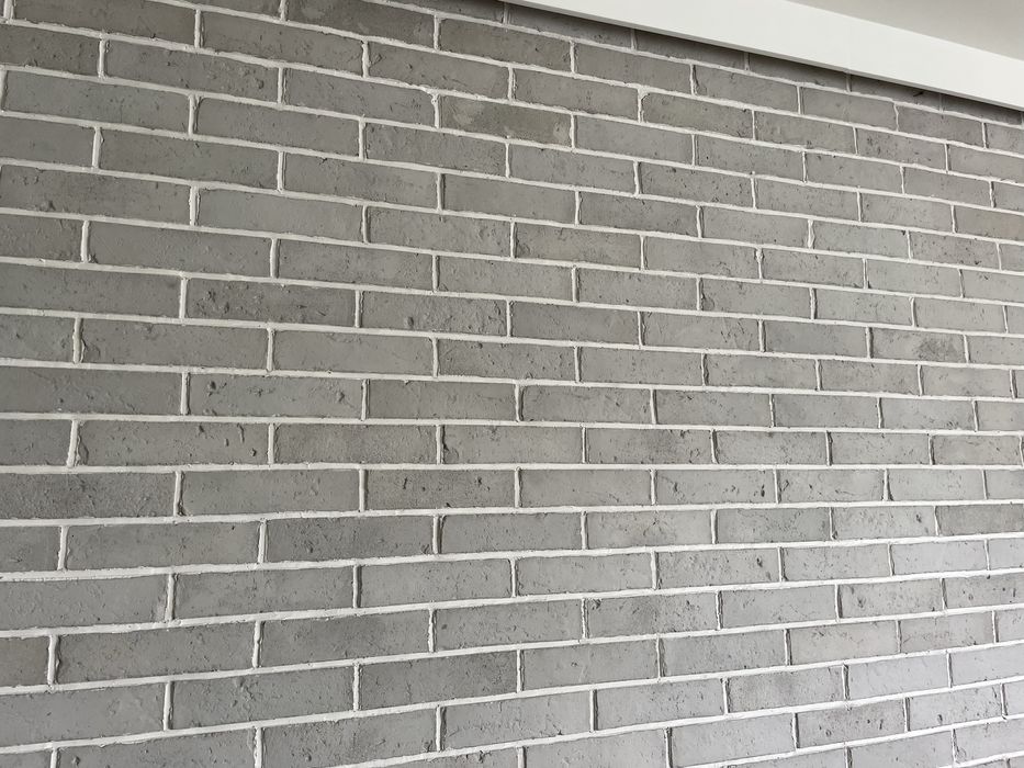 Płytki ceglane dekoracyjne, szary, 20 szt.