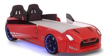 Ліжко машина з підсвічуванням Порше-911, двері відкриваються
