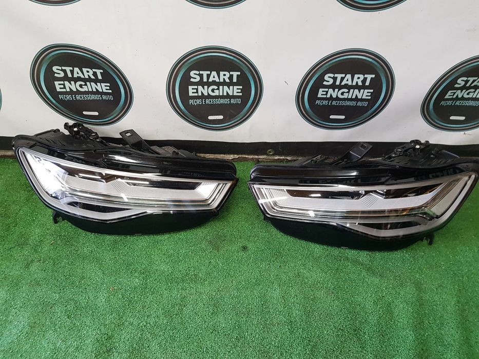 Faróis Opticas Full Led Matrix Audi A6 C7 2014-2018 ORIGINAL