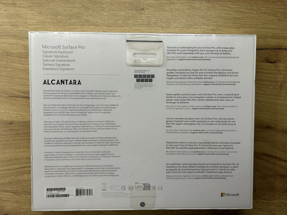 Nowa oryginalna Klawiatura Microsoft Surface Pro 8/9/10/11/X GWARANCJA