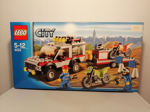Lego City auto z przyczepą 4433