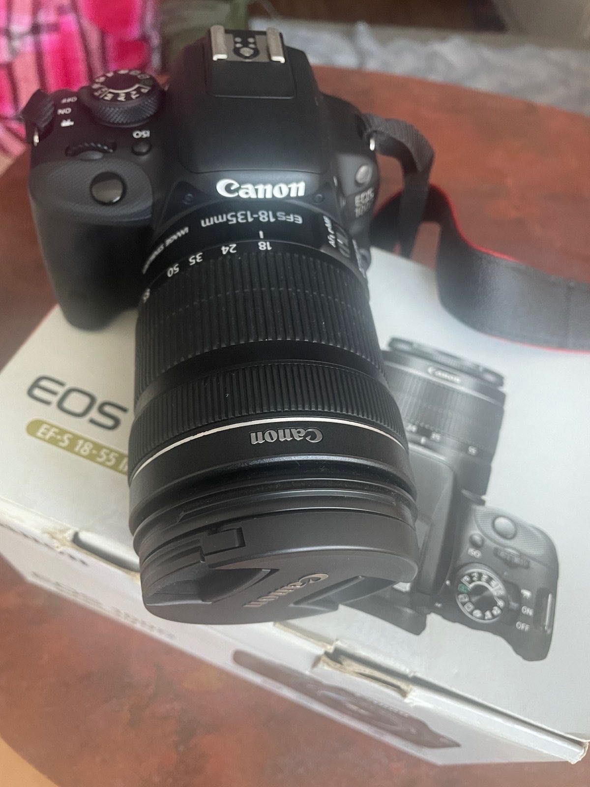 Фотоаппарат Canon EOS 100D и объектив 18-135 stm